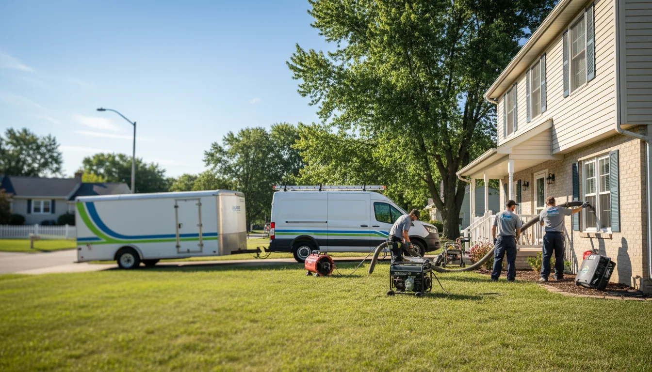 Flooded Basement Restoration And Cleanup With Repair in West Harrison, IN near me